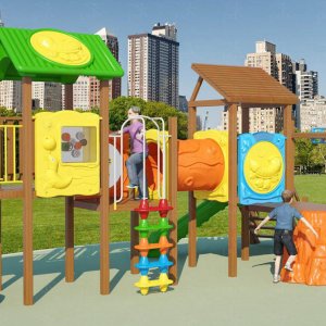 Ahşap Serisi Çocuk Oyun Parkları