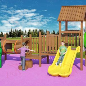 Ahşap Serisi Çocuk Oyun Parkları