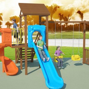Ahşap Serisi Çocuk Oyun Parkları